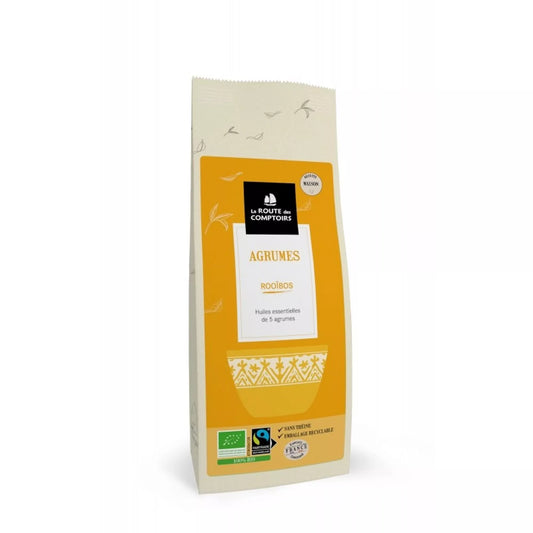 Rooibos Agrumes Bio 5 Agrumes - Infusion Vitaminée Sans Théine