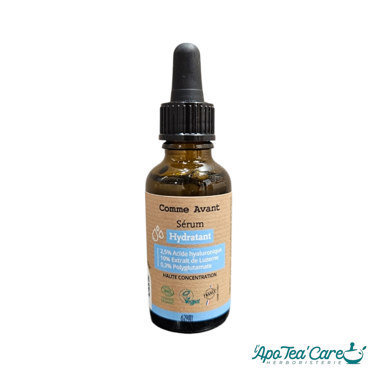 Sérum hydratant bio à l’acide hyaluronique
