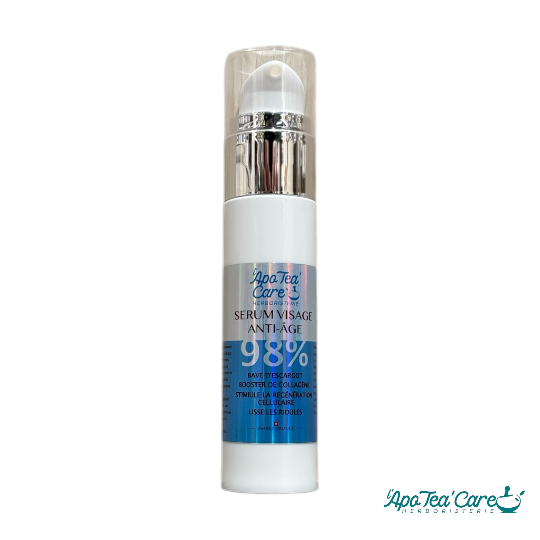 Sérum visage anti-âge 50ml by L'ApoTea'Care – acide hyaluronique, acide salicylique et bave d'escargot