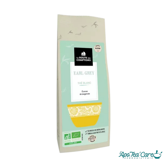 Thé Blanc Earl Grey - Antioxydant & Détente