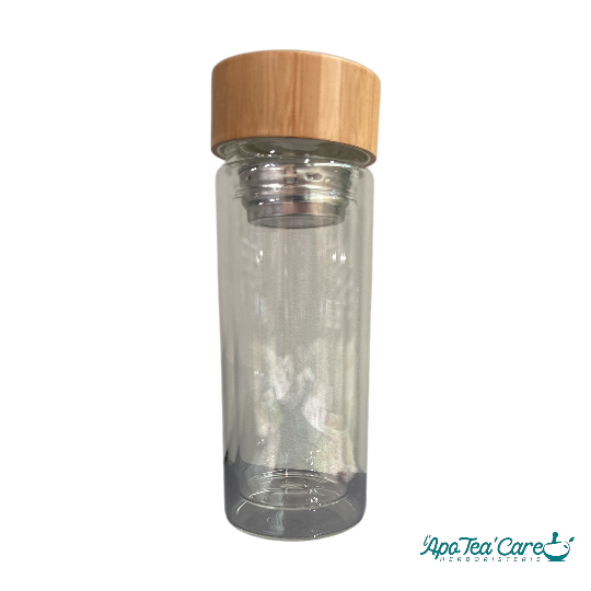 Théière Isotherme Bambou & Verre 350ml – My Bubble Tea