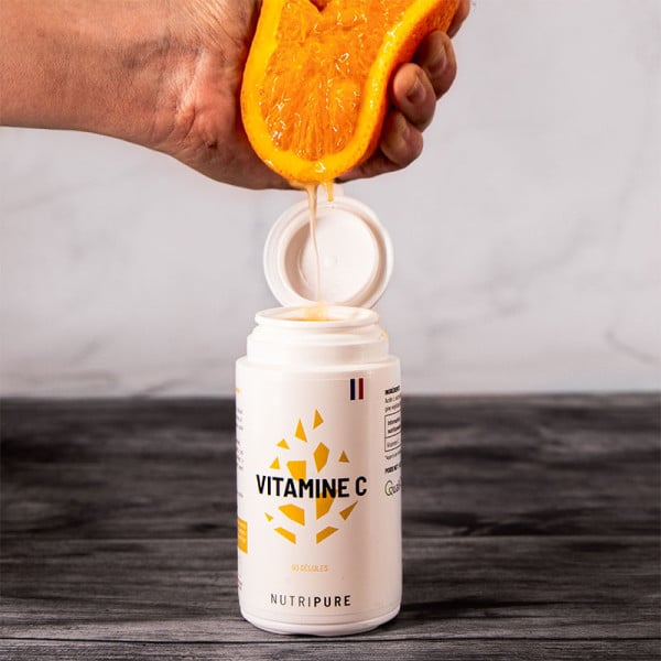 Vitamine C 60 Gélules Nutripure - Immunité, Fatigue et Antioxydant