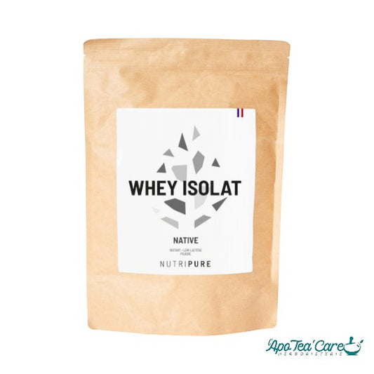 Whey Isolate Native Nutripure - Masse Musculaire et Récupération L'ApoTea'Care
