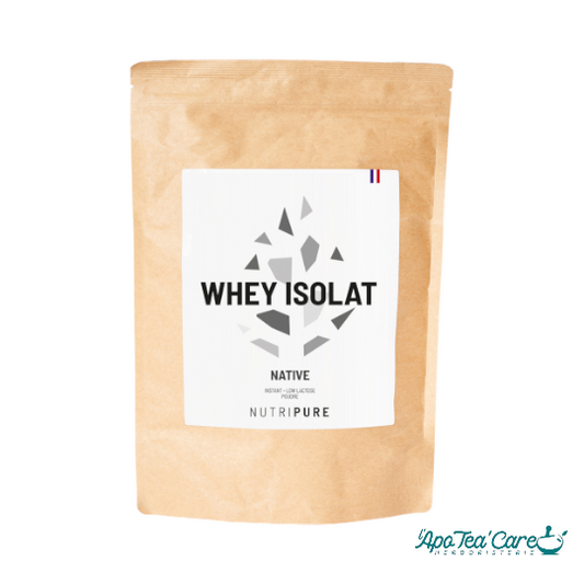 Whey Isolate Native Nutripure - Masse Musculaire et Récupération L'ApoTea'Care