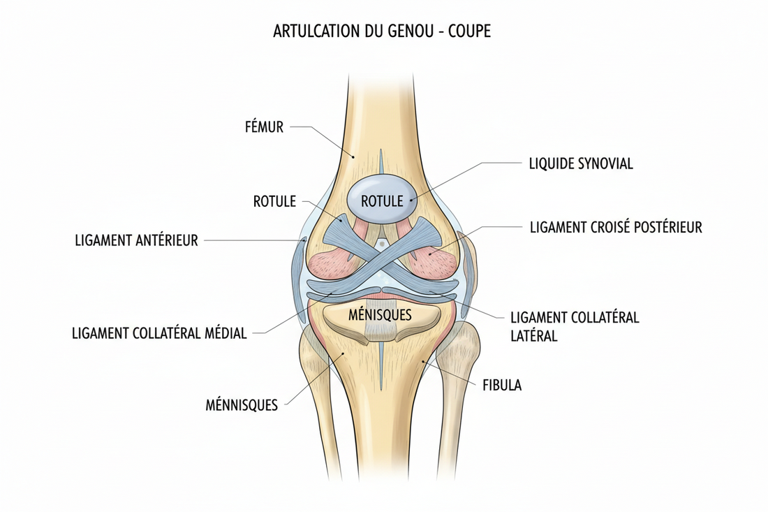 Mal aux genoux après le sport : causes, prévention et solutions naturelles