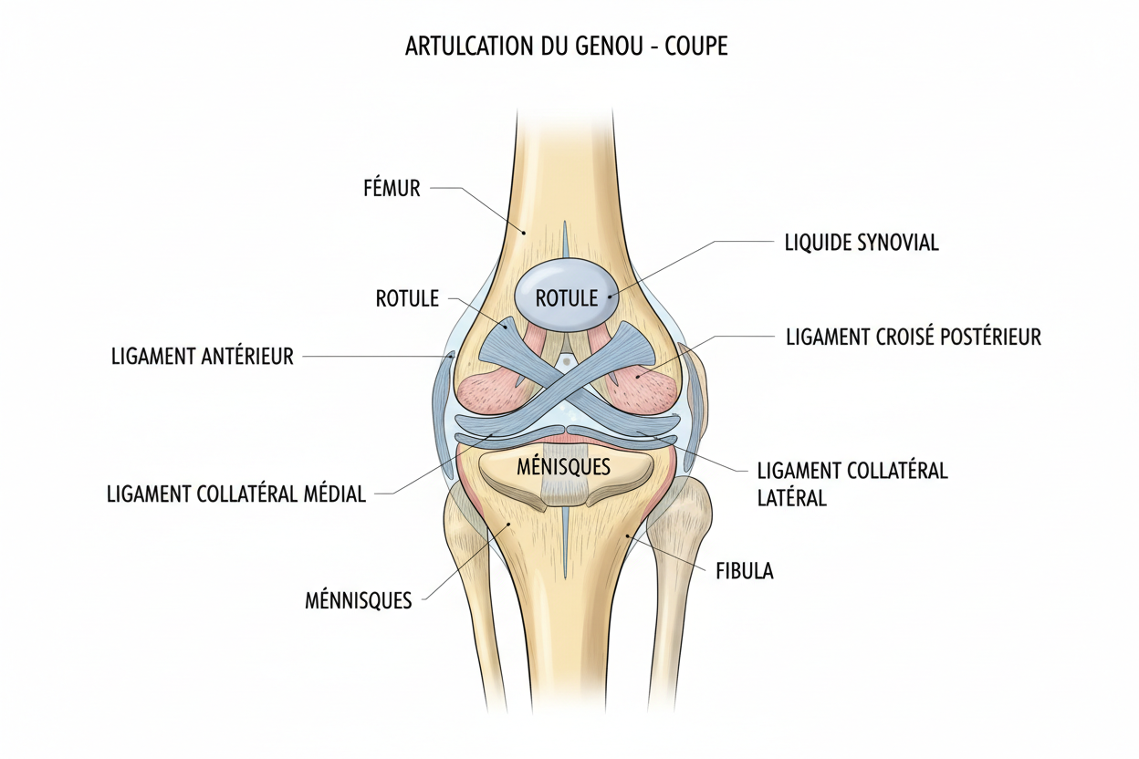 Mal aux genoux après le sport : causes, prévention et solutions naturelles