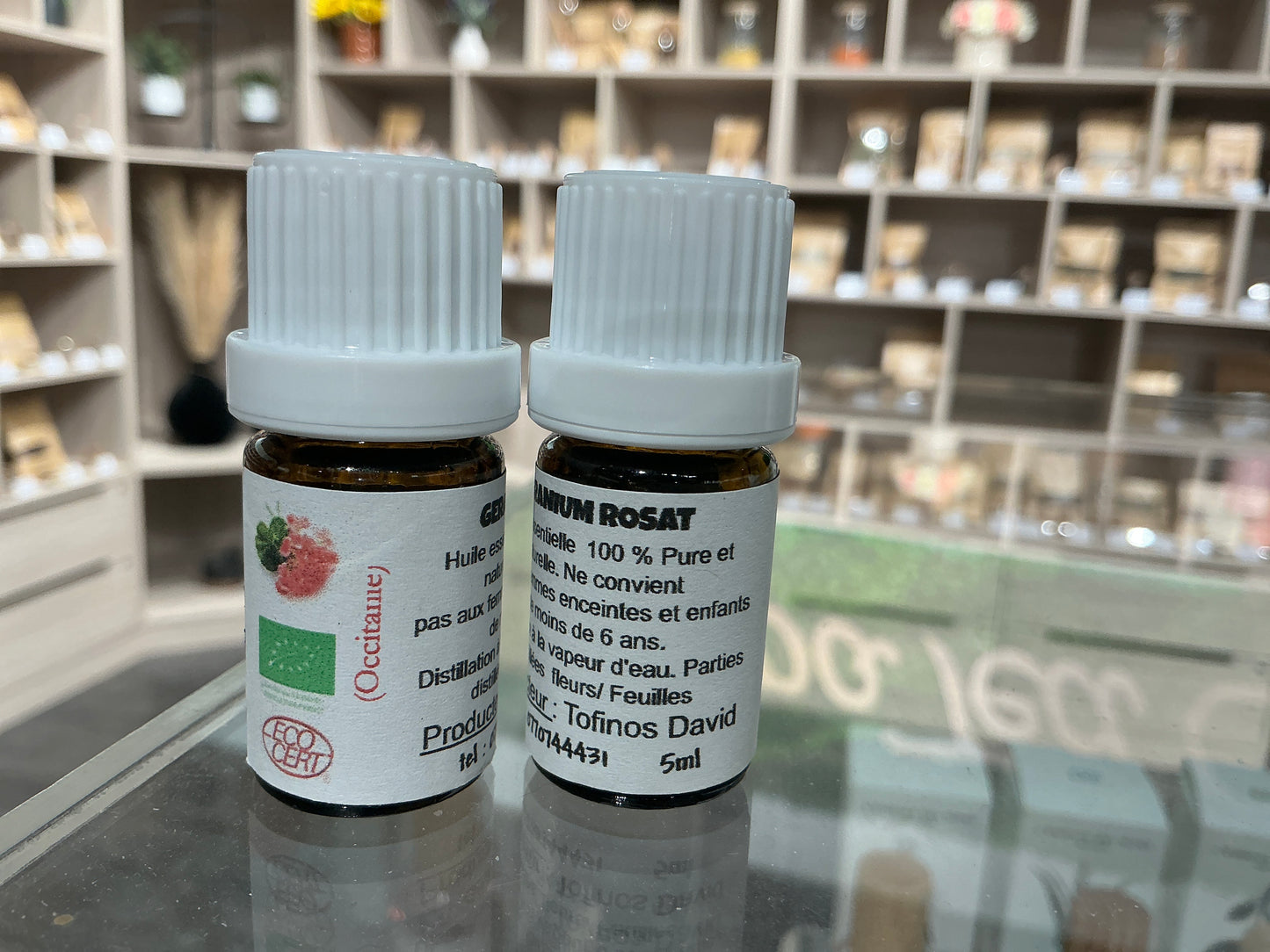 Huile Essentielle Géranium Rosat  BIO 5ml
