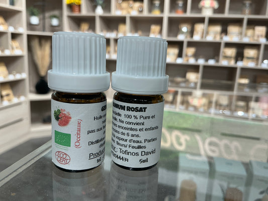 Huile Essentielle Géranium Rosat  BIO 5ml