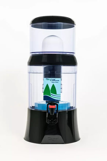 Fontaine Filtrante EVA 7L et 12L- Purificateur d'Eau Naturel Sans Électricité
