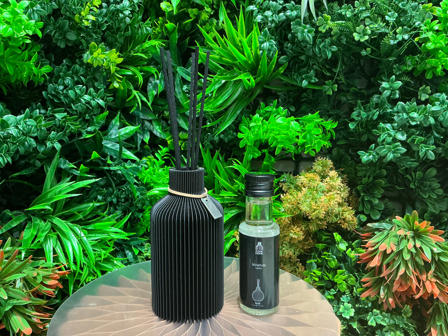 Vase de Senteur Pure – Kit diffuseur de parfum d'intérieur avec de l'huile parfumée et des bâtonnets de senteur