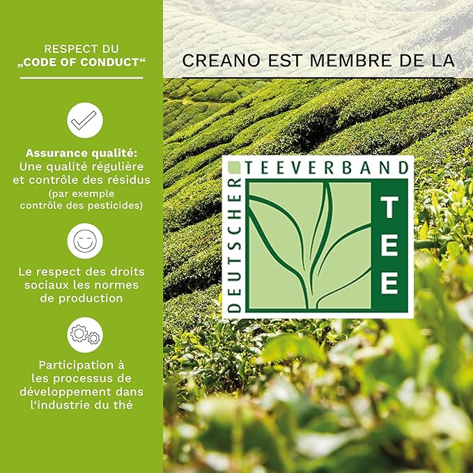 Coffret Cadeau Théière Creano Blossoming "Thé vert"