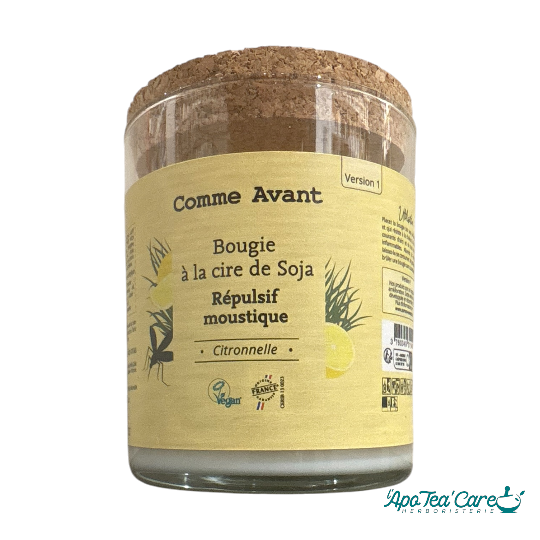 Bougie Répulsive moustique à la cire de Soja Comme Avant