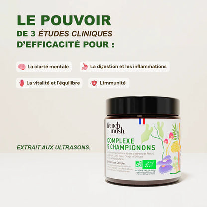 Complexe 5 Champignons en Poudre