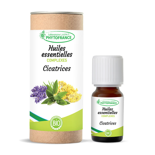 Complexe d'huiles essentielles pour l'améliroration des cicatrices- Phytofrance- L'ApoTea'Care Herboristerie
