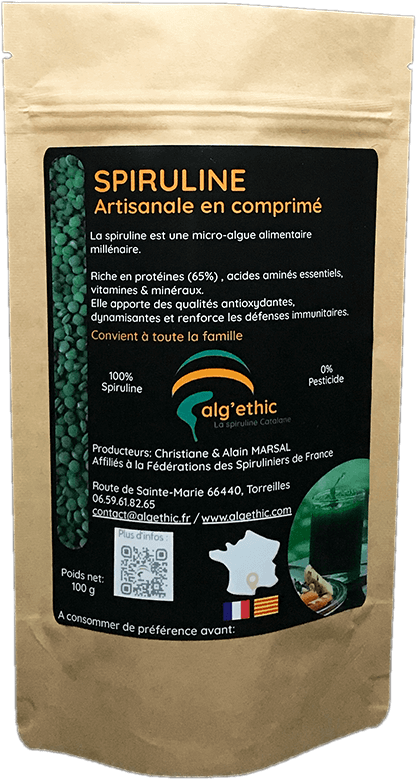 Sachet 100% Spiruline