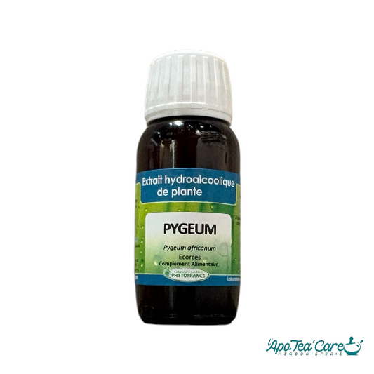 Extrait hydro-alcoolique Pygeum africanum & Prunus 50ml Phytofrance – bien-être urinaire masculin – L'ApoTea'Care