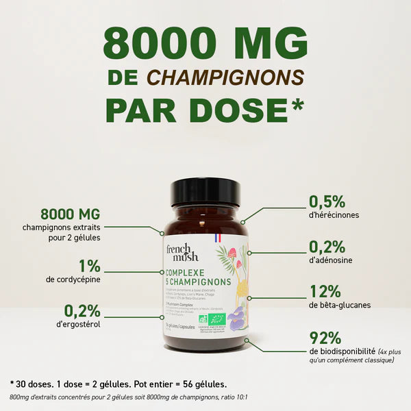 Complexe 5 Champignons en Gélules