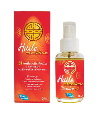 Huile Merveilleuse aux 64 huiles Essentielles 50ml