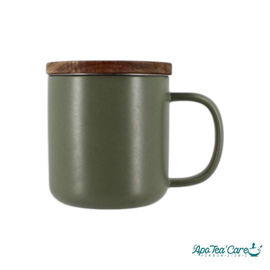 Tisanière Juliet en Grès avec Couvercle en Bois d'Acacia (475 ml ou 300 ml)