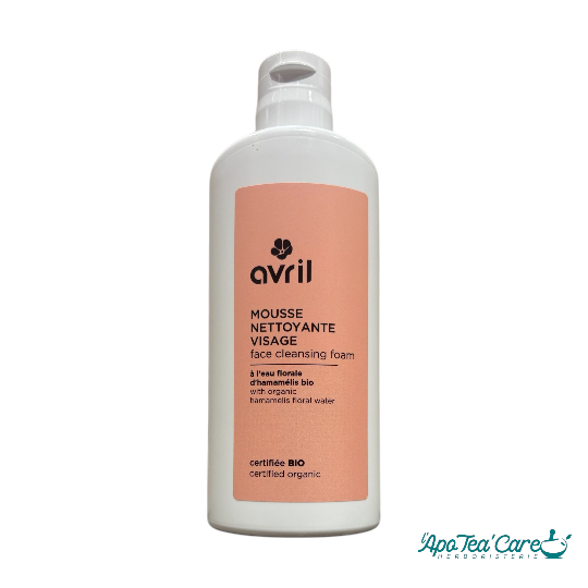 Mousse Nettoyante Visage Bio - Avril Cosmétiques - L'ApoTea'Care Herboristerie 
