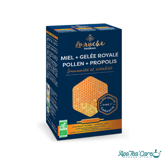 Merveilles de la Ruche Miel Gelée Royale  Pollen & Propolis