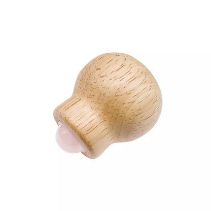 Roll-on de Massage en Quartz Rose et Bois