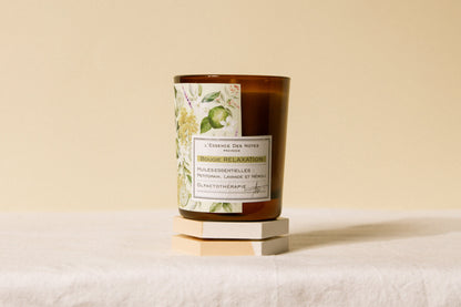 Bougie Relaxation Champ des cigales 180G L'Essence des Notes