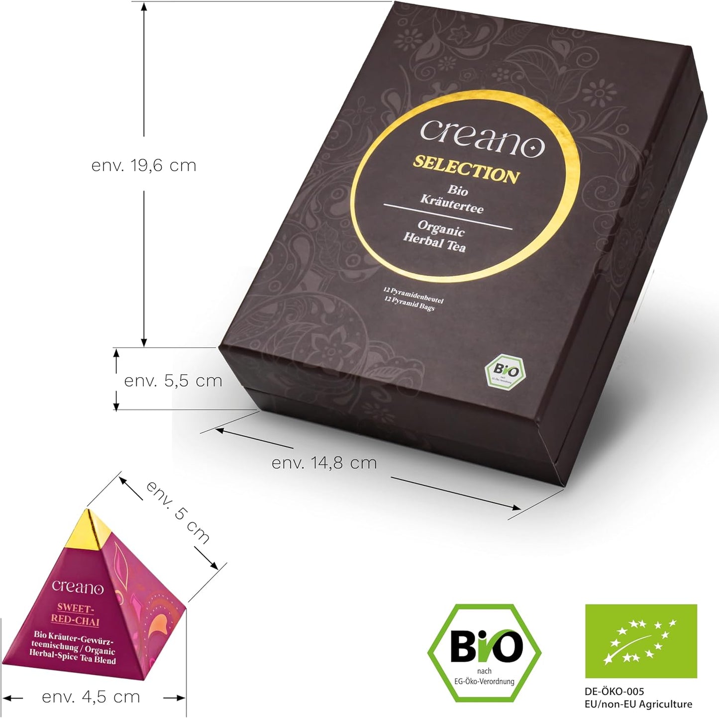Coffret Tisanes Bio Pyramides « TISANE BIO » -