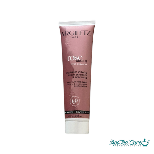 Tube d'argile rose pour vos masques visages spécial peaux sensibles - L'ApoTea'Care herboristerie