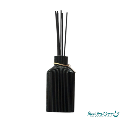 Vase diffuseur de parfum : huile parfumée et 7 bâtonnets noirs. Design  minimaliste original- Décoration & bien-être - L'ApoTea'Care Herboristerie