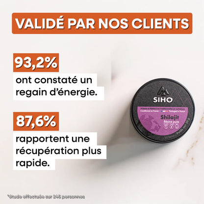 Résine de Shilajit : Pure 100%