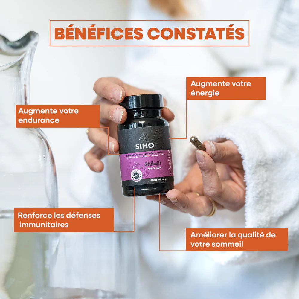 Shilajit Pur en Gélules
