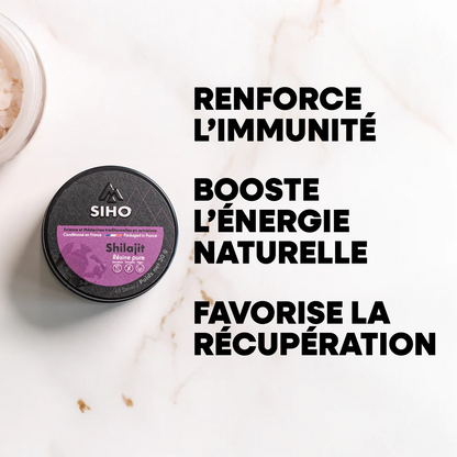 Résine de Shilajit : Pure 100%