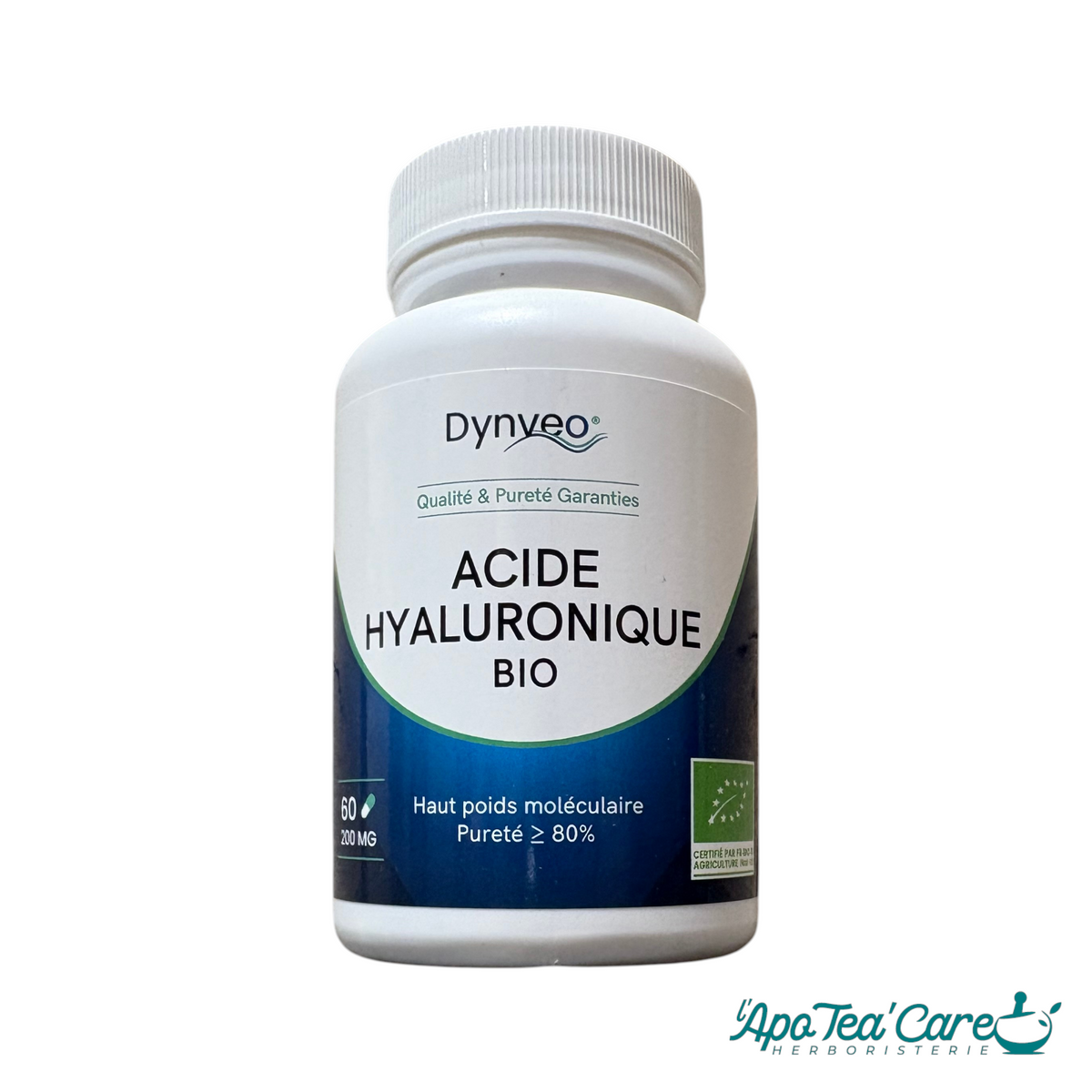 Acide Hyaluronique Bio | 60 Gélules  | Laboratoires Dynveo