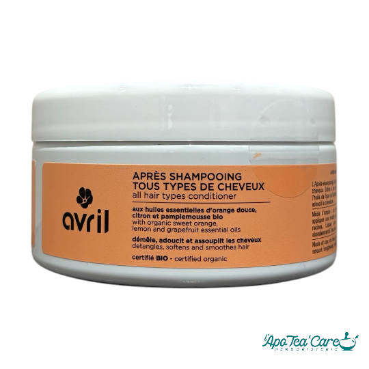 Après-Shampooing Bio Avril | Tous Types de Cheveux