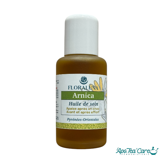 Huile de macération Arnica Montana 50ml Floraluna – cueillette Pyrénées-Orientales soin sport L'ApoTea'Care