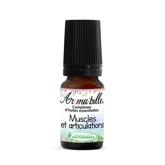 Huile Essentielle Muscles Sensibles Douleurs Stop Aromabille 10ml