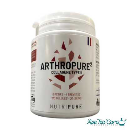 Arthropure 120 gélules Nutripure – Complément articulaire, cartilages & souplesse - L'ApoTea'Care