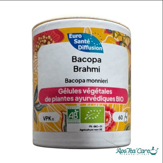 Gélules de Bacopa Brahmi - Plantes ayurvédiques BIO - Herboristerie Perpignan/Claira
