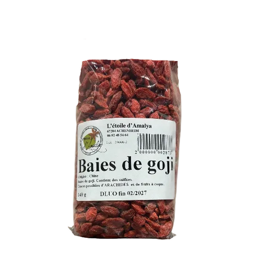 Baies de Goji Bio 140g - Superaliment Antioxydant Premium