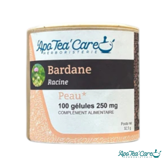 Bardane Grande Racine 100 gélules Détox et Peau Saine