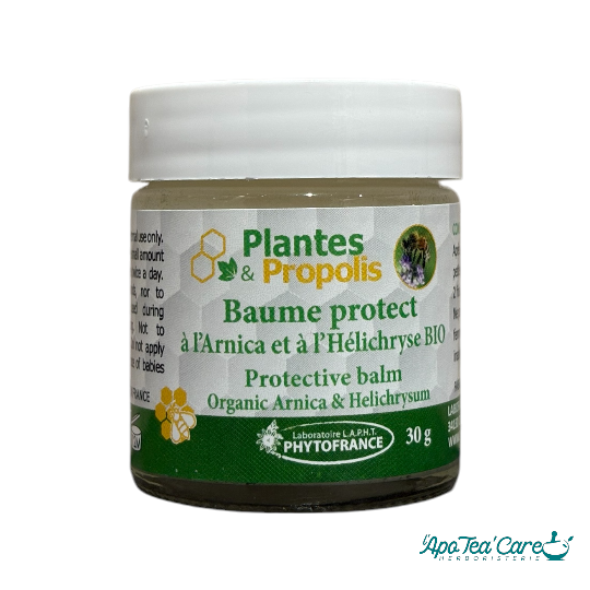 Baume Protecteur à l’Arnica & à l’Hélichryse - pour apaiser les bobos - Indispensable dans votre trousse secours - L'ApoTea'Care Herboristerie 