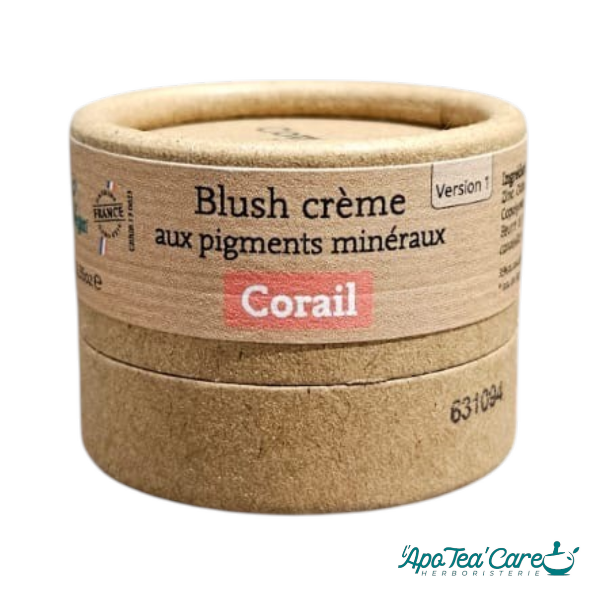 Blush creme aux pigments minéraux - Comme Avant chez L'ApoTea'Care Herboristerie