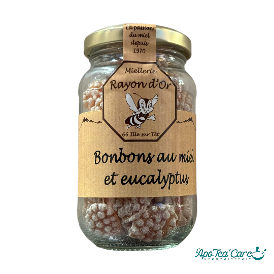 Bonvons au miel et eucalyptus - L'ApoTea'Care Herboristerie