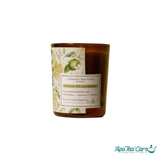 Bougie Relaxation Champ des cigales 180G L'Essence des Notes