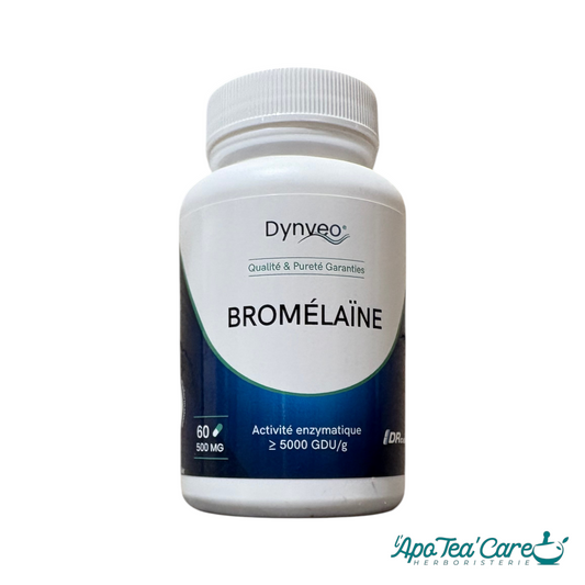Bromélaïne 5000 GDU – Enzymes Digestives | 60 Gélules DRcaps™ | Laboratoires Dynveo