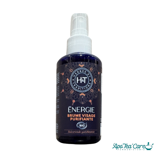 Brume visage bio Énergie Purifiante 100ml Theraviva – teint frais et purifié – L'ApoTea'Care