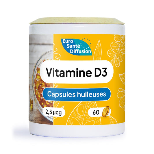 CAP HUIL VITAMINE D3 2.5MCG