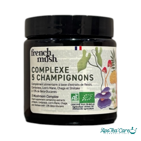 Complexe 5 Champignons en Poudre