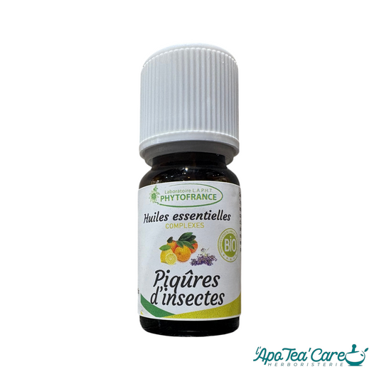 Complexe Huiles Essentielles Piqûres d’Insectes 10 ml Compte goutte